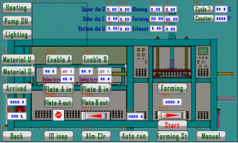 Fully Automatic Acrylic LED Lamp cover Shell Blowing Forming Machine