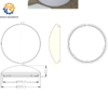 Lamp shade molding mold