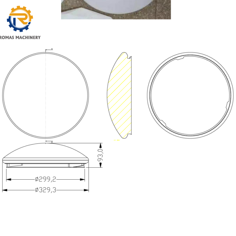 Lamp shade molding mold