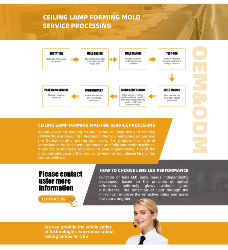 Lamp shade molding mold